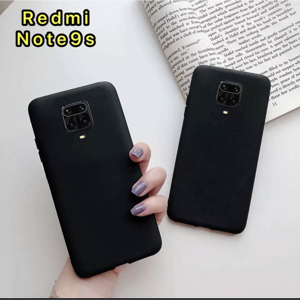 ส่งจากไทย CASE สำหรับ Redmi Note 9s เคสซิลิโคน TPU สีดำแบบนิ่ม กันรอย กันกระแทก เคสมือถือ