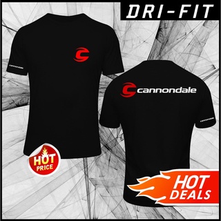 คอตต้อนคอกลมใหม่ เสื้อยืดแขนสั้น ไมโครไฟเบอร์ ลายโลโก้ Cannondale DRI FIT สําหรับปั่นจักรยานS-5XL