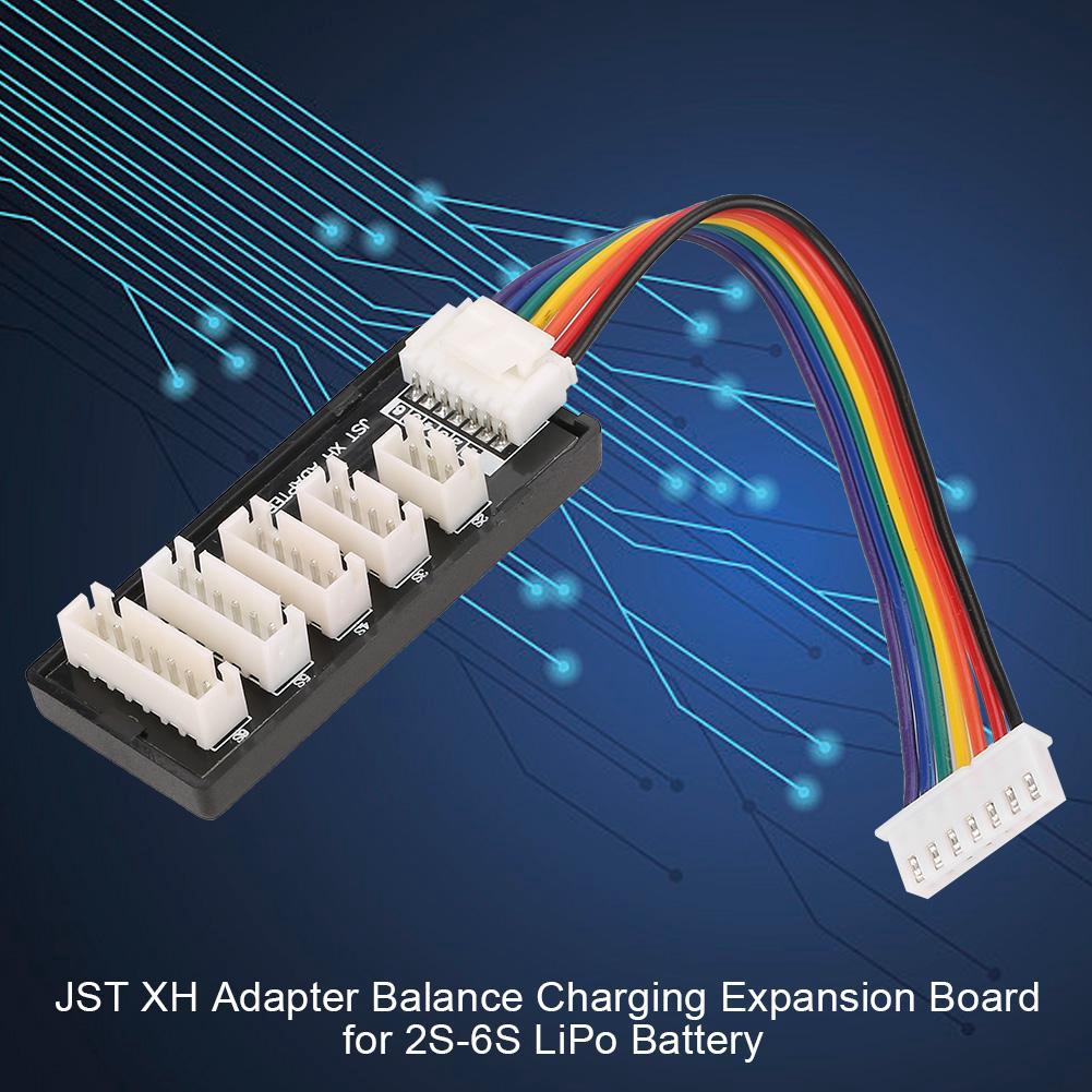 JST-XH อะแดปเตอร์ชาร์จแบตเตอรี่ LiPo 2S 3S 4 S 5 6