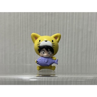 Gachapon One Piece Luffy Cat Suite กาชาปอง ลูฟี่ในชุดแมว มือ 2