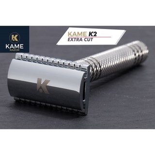 มีดโกนสองคม KAME (คาเมะ) K2 KMS95 สแตนเลส มีดโกนหนวด