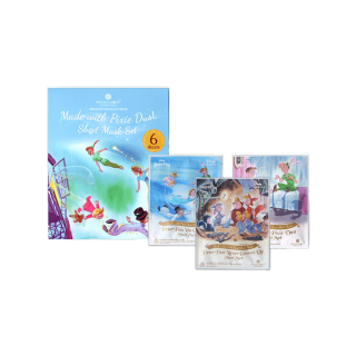 Moleculogy Peter Pan Made with Pixie Dust Sheet Mask Set ชีทมาส์ก ปีเตอร์แพนรวมทุกสูตร(1 กล่อง/6 แผ่น)