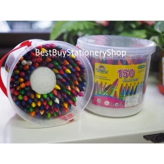 BestBuyStationery คิดอาร์ต สีเทียน 150แท่ง 50สี /กระปุก สีเทียนเด็กKidart 150 Crayons / Pc.