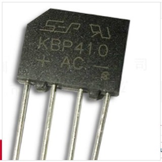 บริดไดโอด KBP410 Fullwave  Bridge Rectifier Diode 4A 1000V