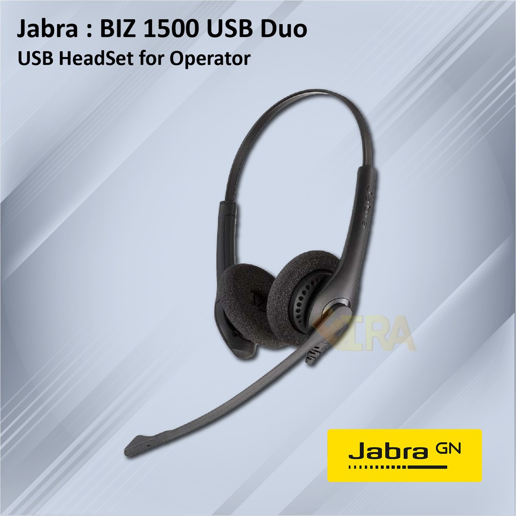 หูฟัง Jabra BIZ 1500 USB Duo (แบบมีสาย)