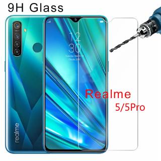 1/2 ชิ้น 9 h ฟิล์มกระจกกันรอยพรีเมี่ยมสําหรับ realme 5/5 pro