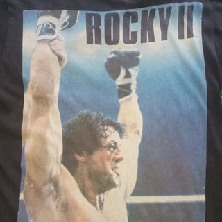 เสื้อยืด Usa หนังเก่า Rocky || งานยุโรป Size S 18/28