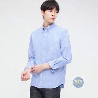 ยู นิ โคล่   เสื้อเชิ้ตผ้าฝ้าย 100% มือสอง สภาพใหม่ MEN