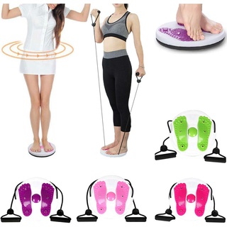 Js Waist Twister Disk Fitness Gym Equipment Shaper Twister Disk with Rope Handles Trainer