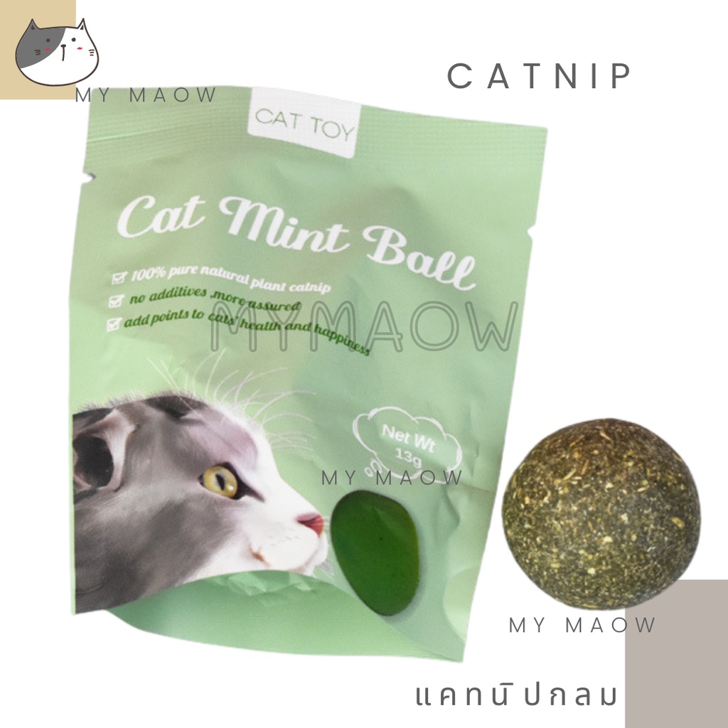 MM CAT // ของเล่นแมว ลูกบอลของเล่น ลูกบอลแคทนิป แคทนิปกลม3.2