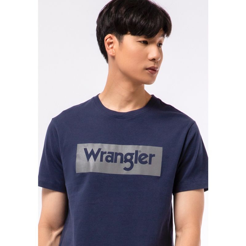 เสื้อยืด Wrangler - สีกรมท่า