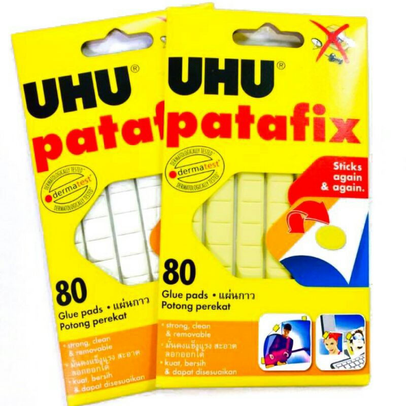 กาวดินน้ำมัน กาวแผ่น Glue pads UHU patafix