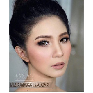 Princess Brown TATOTO Contact Lenses คอนแทคเลนส์ #93