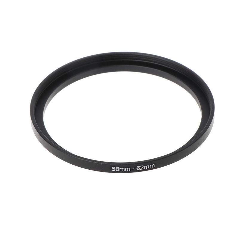 7PCSSET 49MM 77MM Universal Black Metal Aluminum Alloy Step up Ring ...