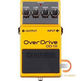 Boss OD-1X Over Drive เอฟเฟคเสียงแตกแบบ Overdrive ที่ผลิตออกมาด้วยเทคโนโลยีใหม่ MDP งานสุดพรีเมี่ยม ประกันศูนย์ 1ปีเต็ม