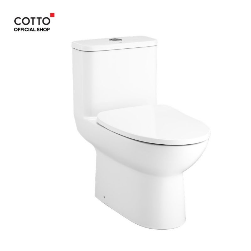 COTTO C105507 สุขภัณฑ์ประหยัดน้ำ แบบชิ้นเดียว รุ่น Mood 3/4.5ลิตร