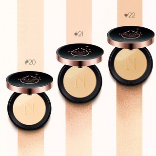 NEE CARA CONCEALER POWDER FOUNDATION N604 นีคาร่า แป้ง แป้งพัฟ แป้งตลับ แป้งพัฟผสมรองพื้นสูตรคุมมัน แป้งแต่งหน้า แป้งพัฟ