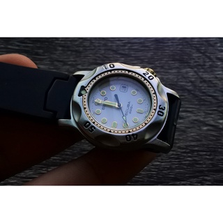 นาฬิกา Vintage มือสองญี่ปุ่น Vintage Seiko 200m Scuba Divers 3E25-0A50 Quartz Diver BOY SIZE ใช้งานได้ปกติ แทบไม่ผ่าน