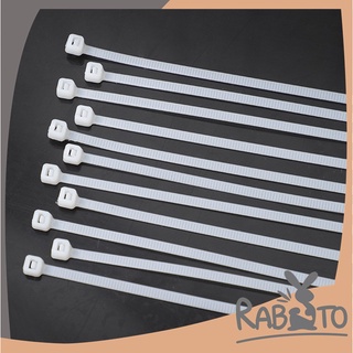 【ถูกที่สุด】RABITO KM00004 เคเบิ้ลไทร์ (Cable Tie)  สายรัดสายไฟ เหนียว รัดแน่น ล๊อกนาน  สายรัด