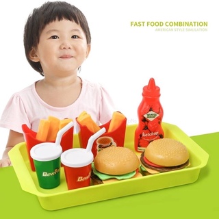 Fast Food Combination Set ของเล่น บทบาทสมมุติ