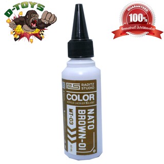 สีโมเดล กันดั้ม Nato Brown-01  ขนาด 60 ml สำหรับ Airbrush