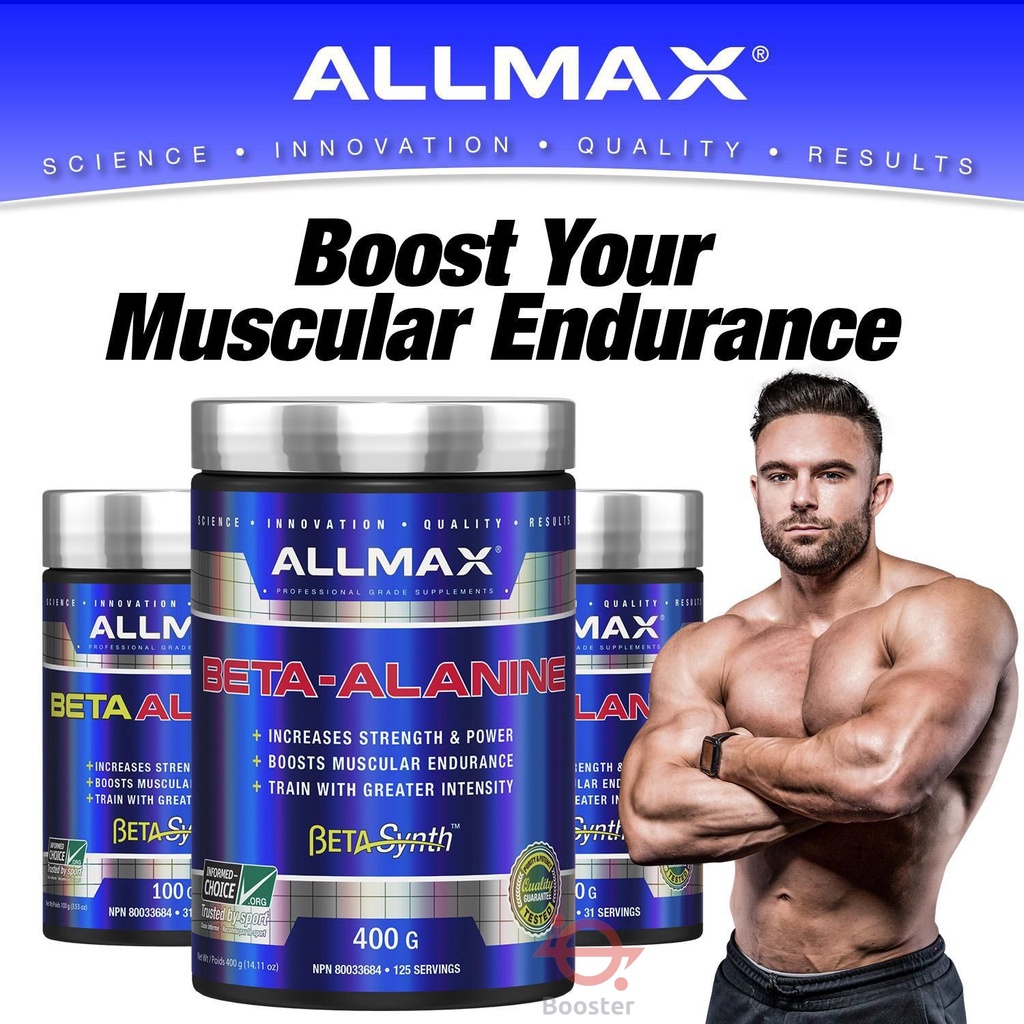 ⚡พร้อมส่ง⚡Allmax Beta-Alanine  [400 g] เพิ่มความทนทานกล้ามเนื้อ