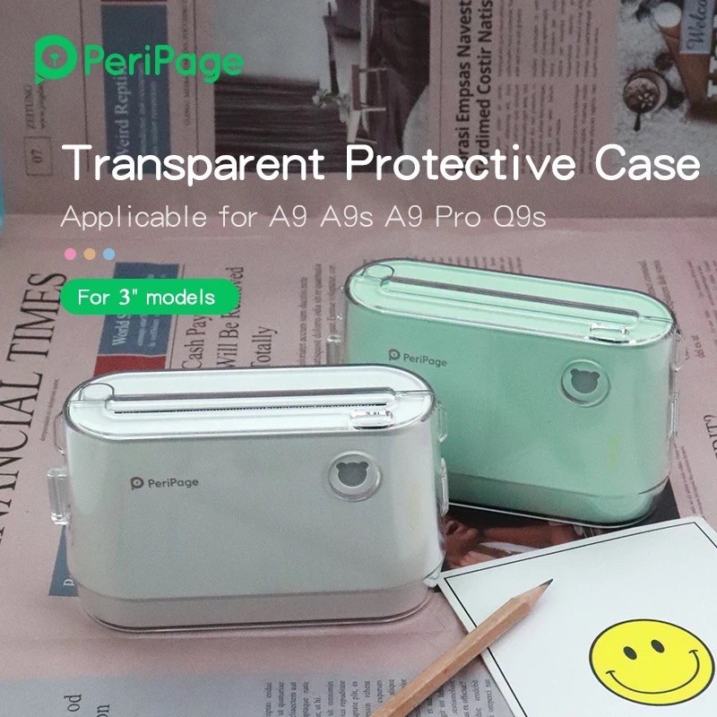 พร้อมส่ง เคส Peripage A9 เคสใสกันรอย กันกระแทก พร้อมสายคล้องมือ