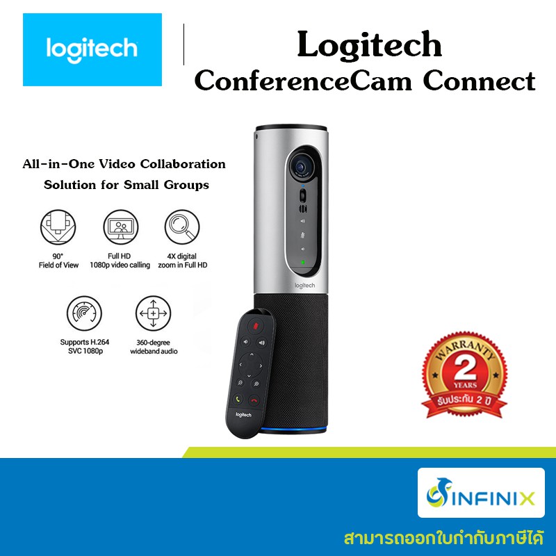 [พร้อมส่ง] LOGITECH CONNECT Conference Cam Full HD 1080p Video [รับ ...
