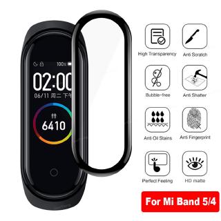 ฟิล์มกันรอยหน้าจอ 3 D สําหรับ Xiaomi Mi Band 5 4