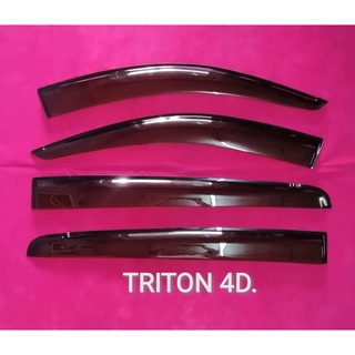 คิ้วกันสาดรถยนต์TRITON 4D