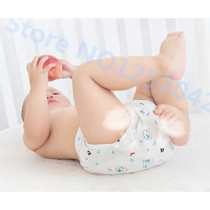 BabyBua กางเกงผ้าอ้อมผ้า แบบเทป พร้อมส่ง กางเกงผ้าอ้อมซักได้ ปรับขนาดได้ ใช้กับแผ่นซับฉี แทนผ้าอ้อมสำเร็จรูปได้เลย ราคา ถูกที่สุด ดีลบีเคเค แกลเลอรีภาพที่ 9