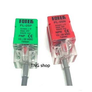 PL-05N(ชนิดNPN-NO) ,  PL-05P(ชนิดPNP-NO) sensor เซ็นเซอร์ จับโลหะ.  3สาย  10-30vDC FOTEK สินค้าคุณภาพดี