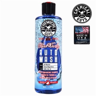 (ของแท้💯%) Glossworkz Gloss Booster and Paintwork Cleanser (16 oz) chemicalguys แชมพูล้างรถยนต์