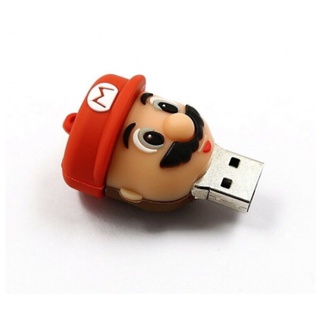 แฟลชไดรฟ์ USB ความเร็วสูง 128GB ลายการ์ตูนซูเปอร์มาร์เลย์ เหมาะกับของขวัญ สไตล์นักธุรกิจ สําหรับคอมพิวเตอร์ โทรศัพท์มือถือ