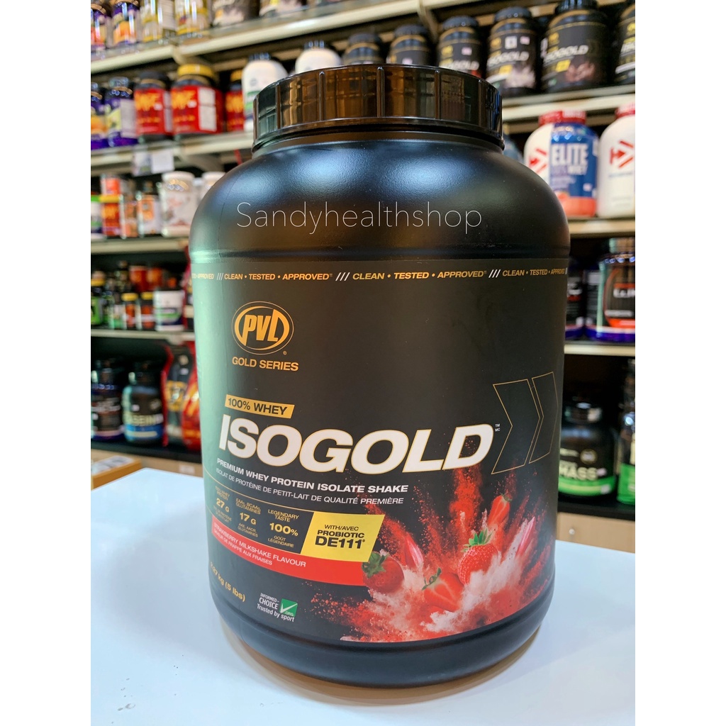 PVL ISO Gold Whey 5lbs.(Grass Fed) โปรตีนเพิ่มกล้ามเนื้อ เเคลลอรี่น้อย ขนาด5ปอนด์