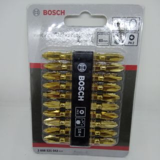 ดอกไขควงลม Bosch ยาว65มิล (10ดอก)