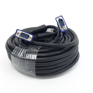 สาย VGA 3+6 ต่อจอคอม Cable VGA M/M ยาว10M(สายคุณภาพดี)พร้อมส่ง