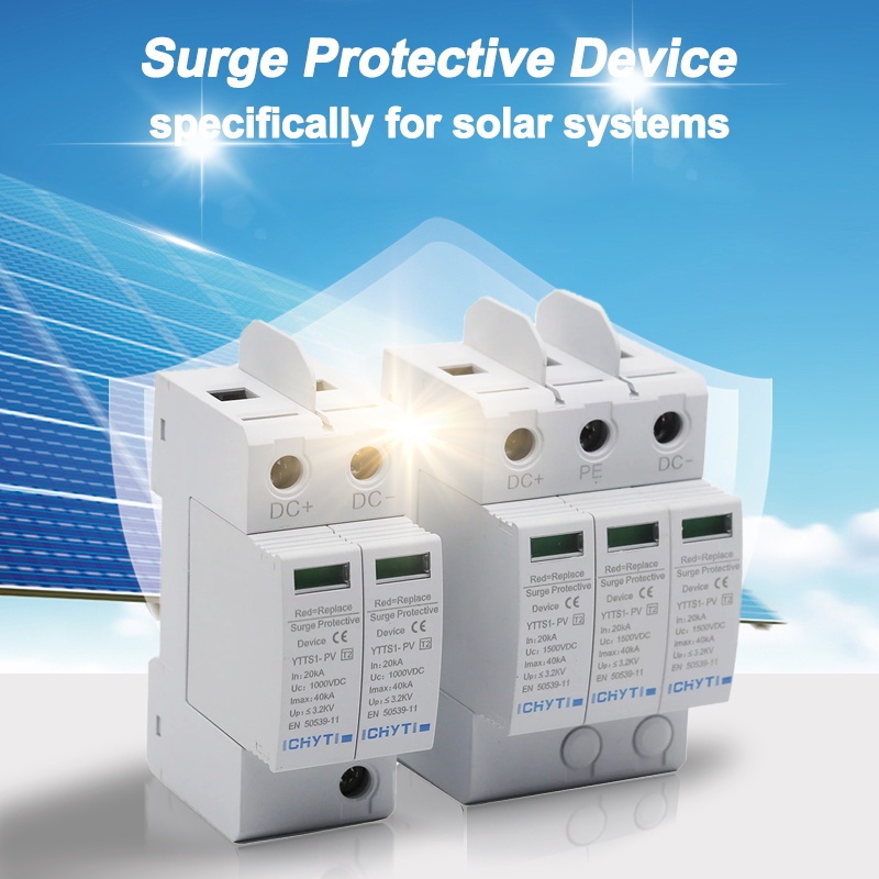 Surge Protective Device SPD DC 3P 1000V 1500V 20KA40KA Surge