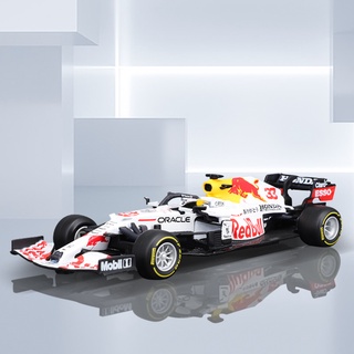 Bburago 1:43 Red Bull 2021 RB16B #โมเดลรถยนต์ 33 Max Verstappen 2nd Turkish GP F1 Team Formula Racing Diecast โลหะผสม ของเล่นสําหรับเด็ก #11