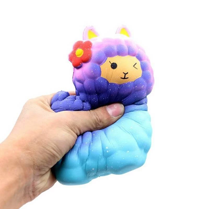 PU ช้าเด้งของเล่นจำลองนุ่มแกะแกะฟื้นตัวช้า starry sky แกะสีชมพูแกะจุด thumbnail 5