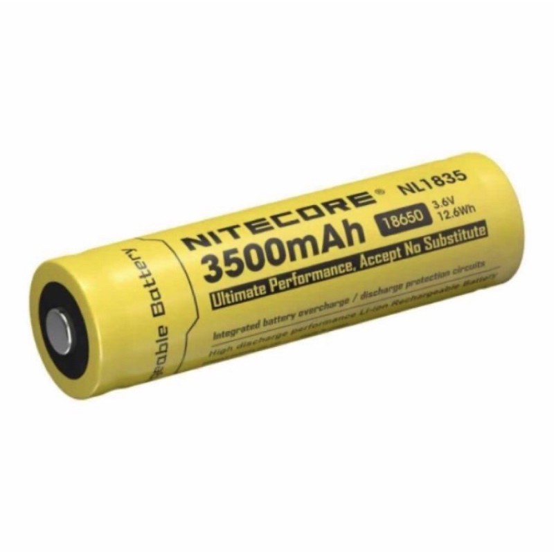 ถ่านชาร์จ Nitecore NL1836 3600mAh 3.7V ของแท้ 1 ก้อน