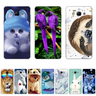 เคสโทรศัพท์ซิลิโคน TPU แบบนิ่ม ลายสัตว์ สําหรับ Samsung Galaxy a3 2015 a5 2015 a7 2015 a8 2015 A2