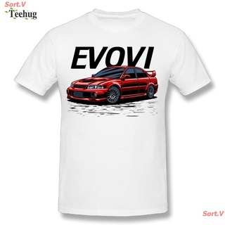 Tee Sort.V New เสื้อยืดคอกลมแขนสั้นพิมพ์ลาย Evo Vi Gtr ขนาดใหญ่สําหรับผู้ชาย Xs-6XL เสื้อยืดพิมพ์ลาย