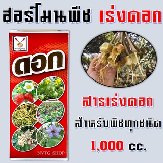 ฮอร์โมนพืชเร่งดอก ขนาด 1 ลิตร (ฮอร์โมนเร่งดอก) ปุ๋ยน้ำ ธาตุอาหารรอง ธาตุอาหารเสริม เร่งดอก สร้างสมดุลฮอร์โมนพืช 1000cc