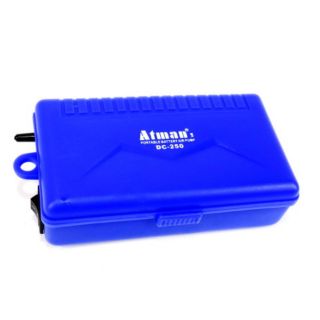  Atman DC-250 ปั๊มลม ใส่ถ่าน สำหรับพกพา น้ำหนักเบา มีหัวออกซิเจน1ทางเหมาะสำหรับเคลื่อนย้ายปลาหรือเวลาไฟดับ การใช้งานง่าย