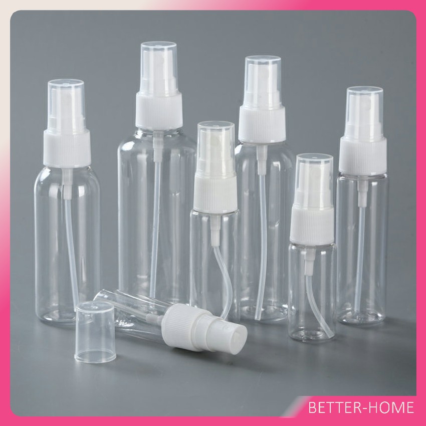 ขวดสเปรย์ สีใส ขวดใส่สเปรย์พกพา ขวดสเปรย์น้ำหอม มี ขนาด 30 50 100 มล Transparent spray bottle