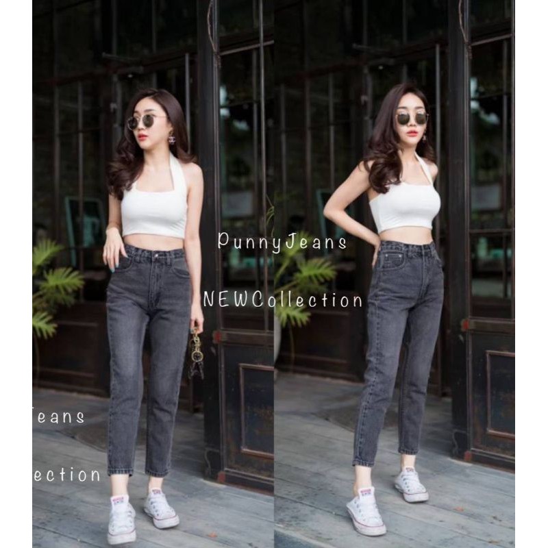 มีS-XLจ้ายีนส์ปันนี่ทรงบอยเอวสูงกระดุม1เม็ดขาเย็บอน่างดีรุ่นนี้เก้บรายเอียอดได้สวยมากๆขายดีสุดๆ - รูปที่ 2