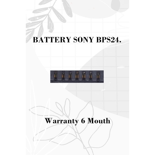 BATTERY SONY BPS24 แบตเตอรี่ รุ่น SONY BPS24 สำหรับ SONY VAIO VGP-BPL24 VGP-BPS24 VGP-BPSC24