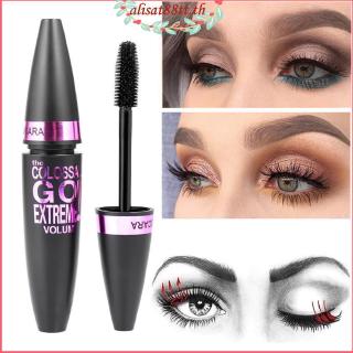 alisat88tt.th มาสคาร่าไฟเบอร์ กันน้ำ สีดำ Black Mascara Waterproof Extension Curling Eye Cosmetic