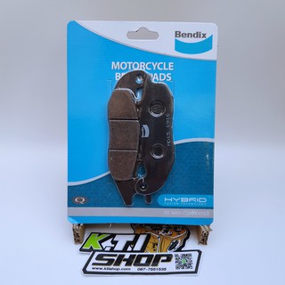 ผ้าเบรค Bendix  MD15 Sonic(new)/WAVE125เก่า/CBR150R(Year-2011)/Nice125/Phamton/MSX